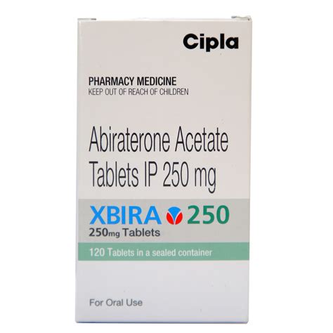 Xbira 250mg Tablet Price: Buy Abiraterone, Uses, Dosage